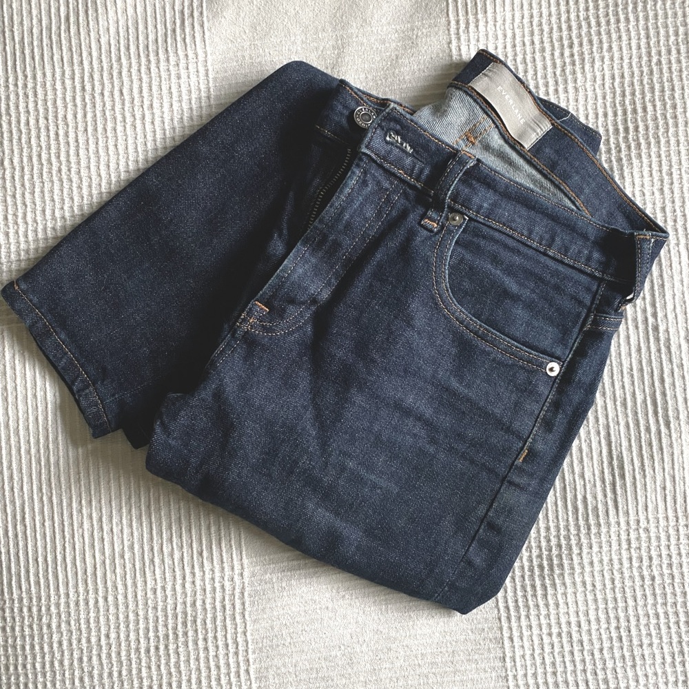 Everlane high rise skinny dark jeans 28 ankle